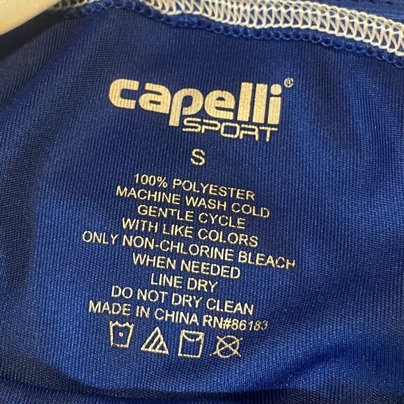 Capelli Sport Meulensteen Method Soccer Training Tee - S Blue Polyester - Picture 2 of 5